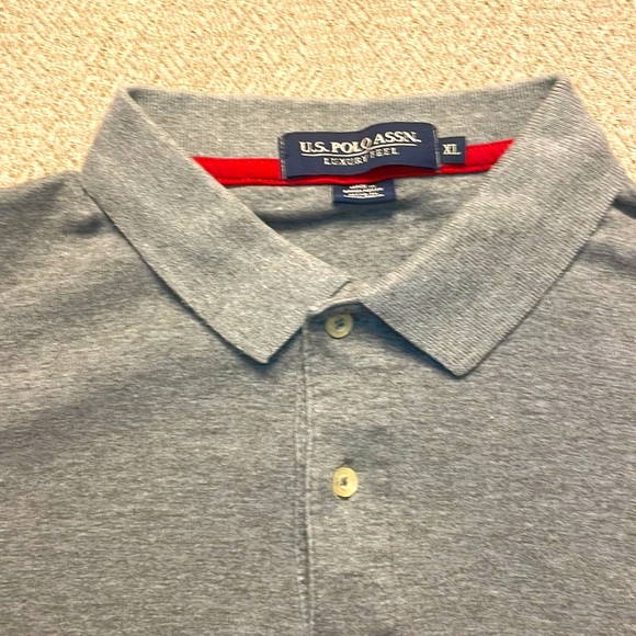 US POLO ASSN Dark Grey Polo - Picture 2 of 3